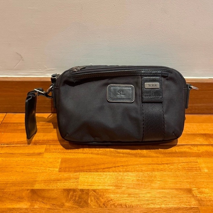 TUMi sling back original 100%  black second