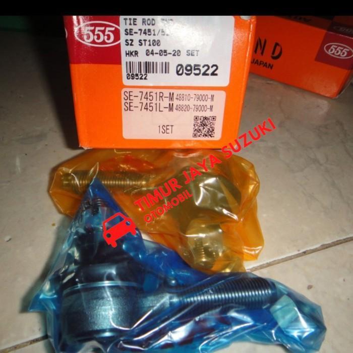 Tie Rod End Carry 1.0 St100, Futura, T120Ss Merk 555 Japan Sparepart Suzuki Original Dan Terpercaya