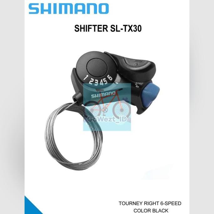Susanshoplima7 - Shifter Operan Gigi Sepeda 6 7 Speed Shimano Kanan Sl-Tx30 Lipat Mtb
