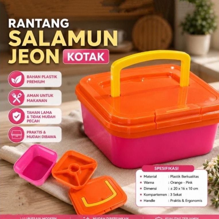 RANTANG PLASTIK SUSUN / RANTANG SALAMUN / RANTANG KOTAK PLASTIK