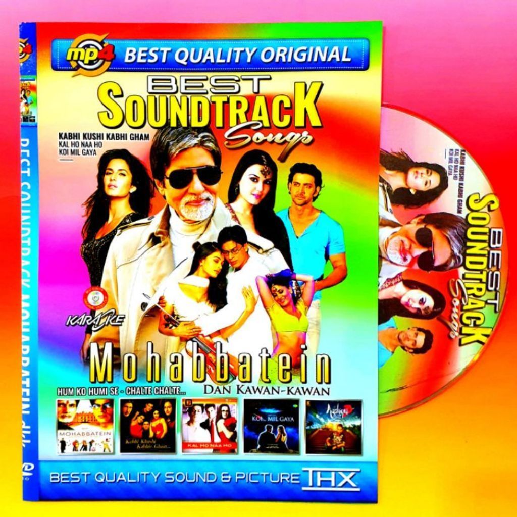 KASET DVD MP5 LAGU INDIA SOUNTRACK FILMS MOHABBATEIN-KASET DVD LAGU INDIA LAMA-LAGU INDIA LAMA ROMAN