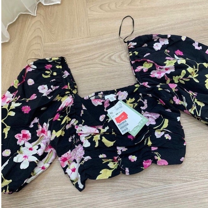 H&M Floral Crop Top