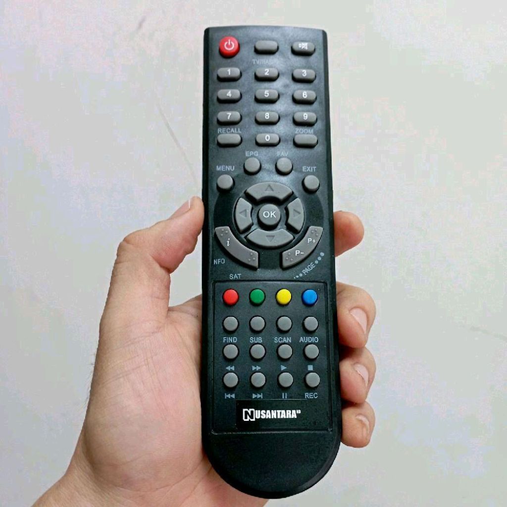 Remote Remot Receiver Nusantara HD Pengganti Tanpa Setting Nusantara Strawberry Nusantara HD Blackbe