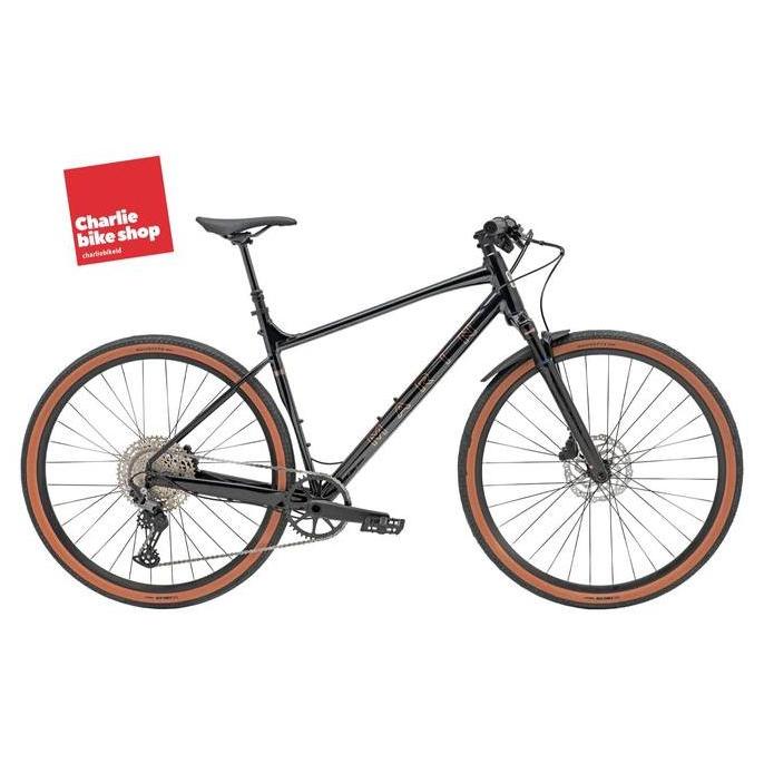 Sepeda MTB Hybrid Gravel Marin DSX FS 700c  Black Orange