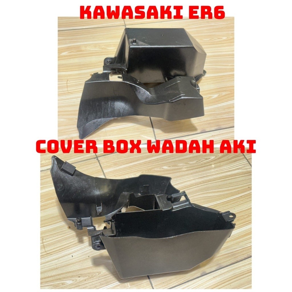 Box cover dudukan aki kawasaki er6 er 6 f n original copotan