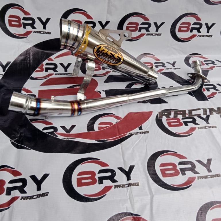 Original Knalpoot Bss Racing Untuk Semua Motor Bebek Supra Katisma Jupiter Revo Grend