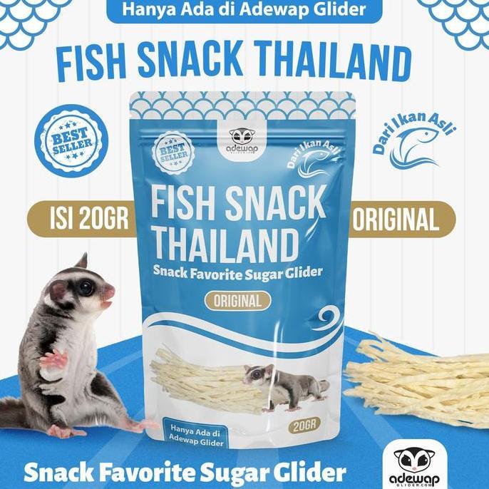 Fish Snack Thailand Sugar Glider import snack favorit recomended