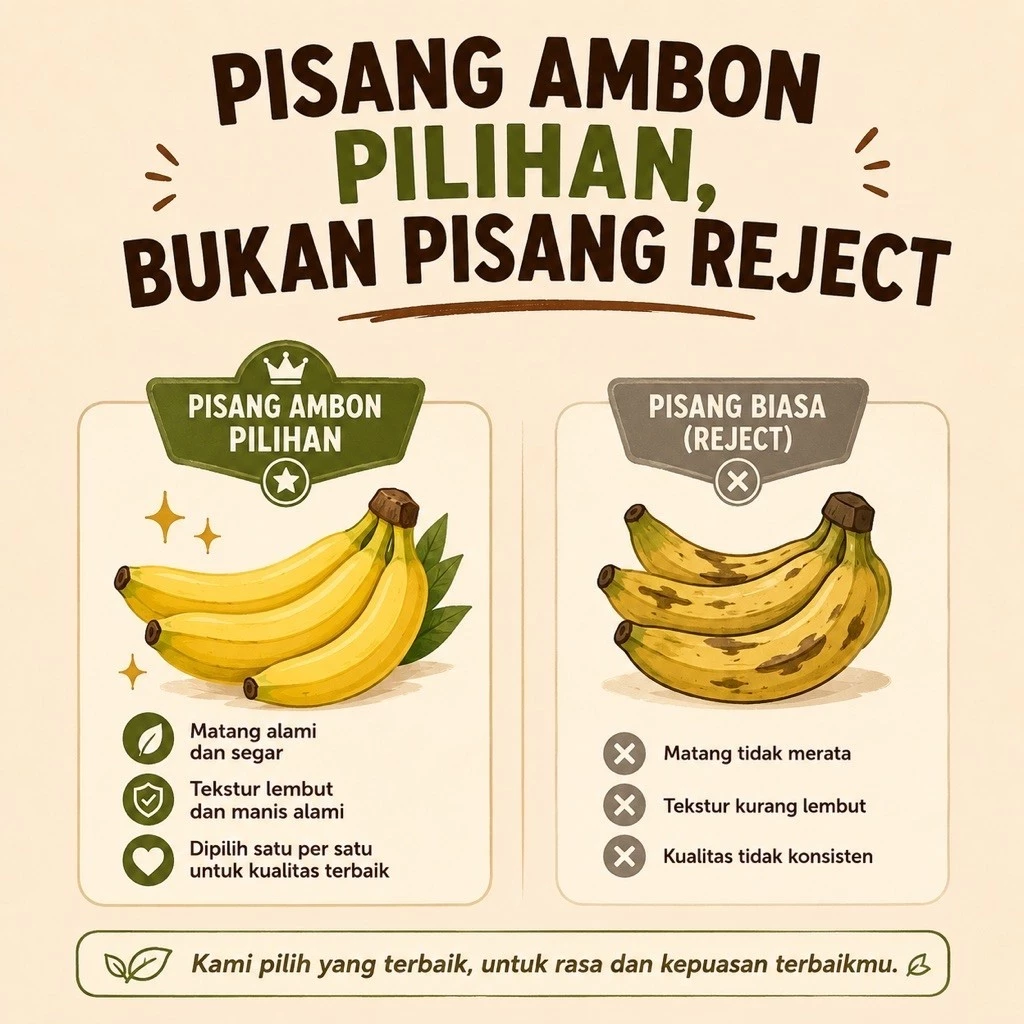 Sale Pisang Jari Ambon Manis 250 g–1 kg — foto detail 3 dari 9