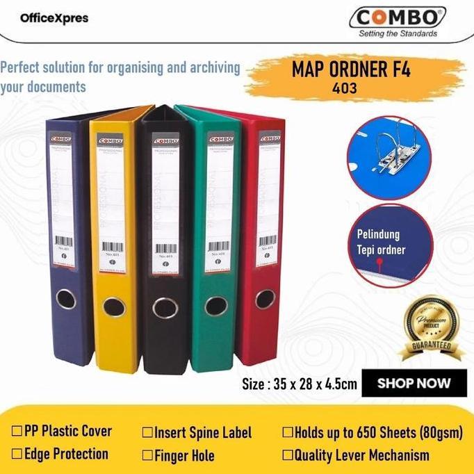Ordner Map F4 Folio Pvc / Odner Map Legal Plastik File Pvc 403 Combo