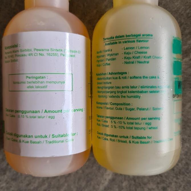Ferona811 - Diva Cake Softener Netral & Wisman Oil / Pelembut Kue Neutral & Wysman