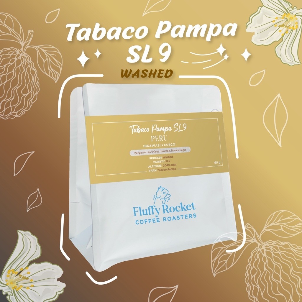 [FLUFFY ROCKET COFFEE] Peru Tabaco Pampa SL9 Washed — Specialty Filter Coffee