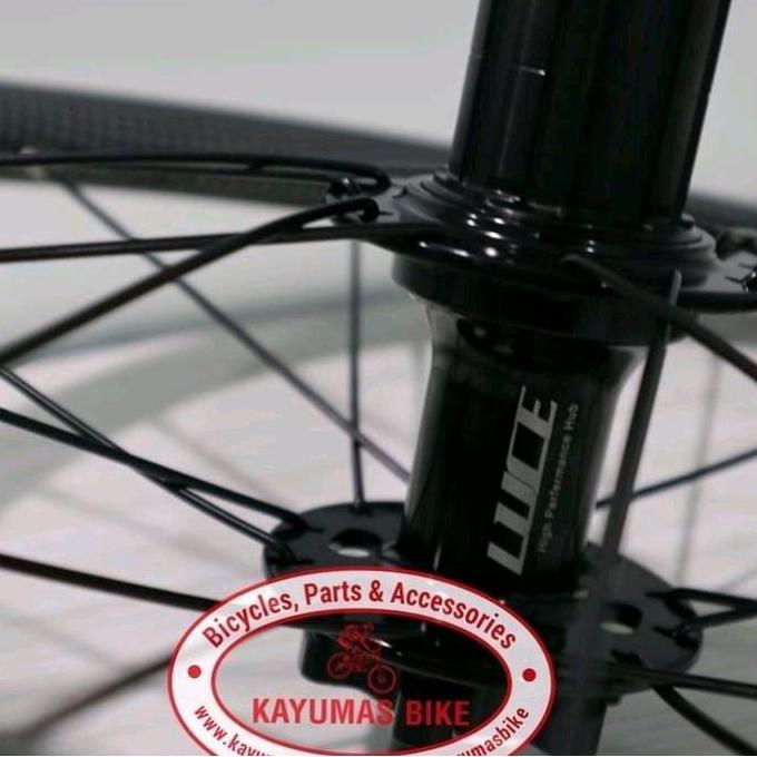 WHEELSET 16 349 LUCE DISC BRAKE CARBON LOOK JANGKRIK SEPASANG AYB
