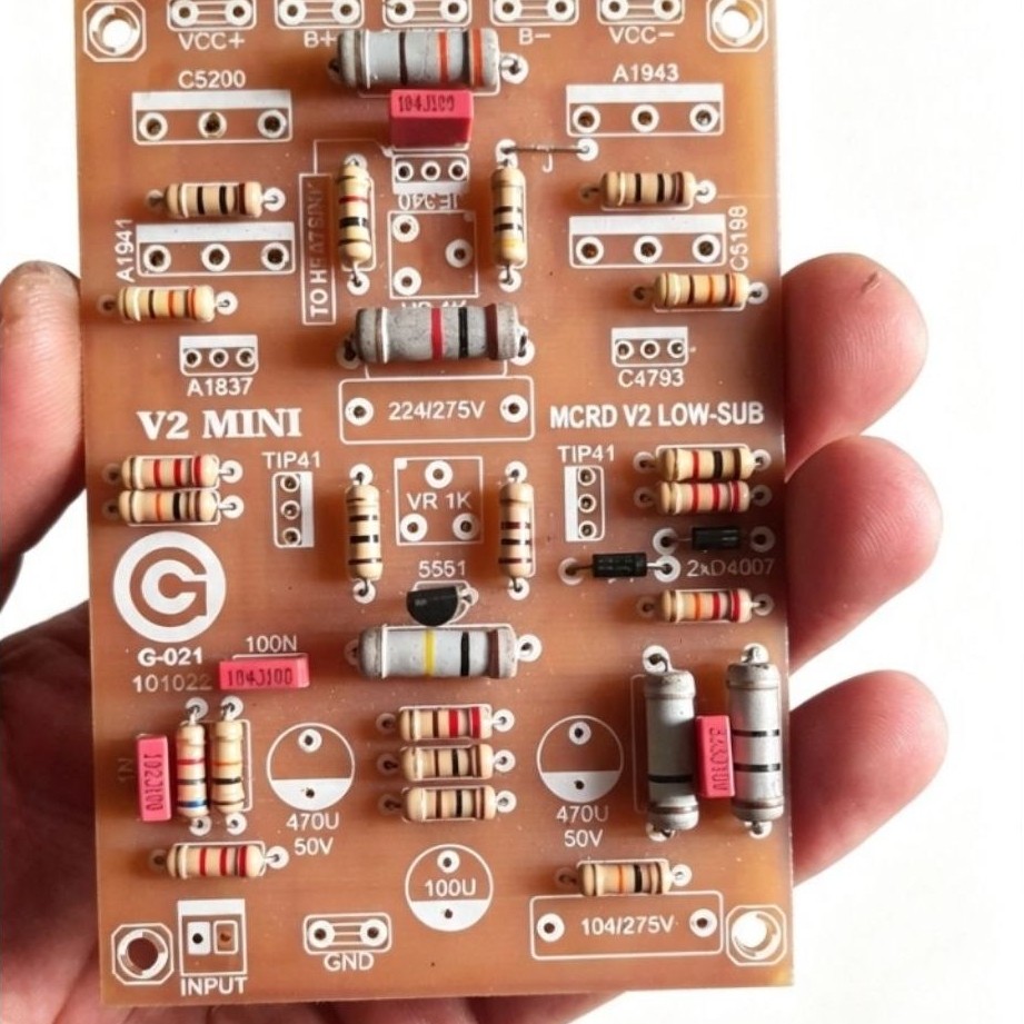 Driver original f4 Mcrd V2 mini low sub