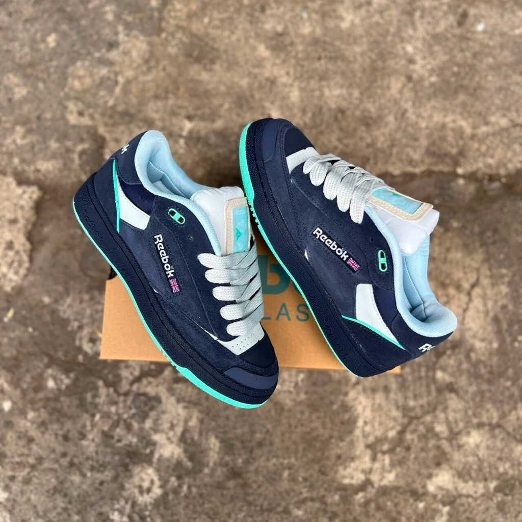 Reebok Club C Bulc Navy Sky Blue