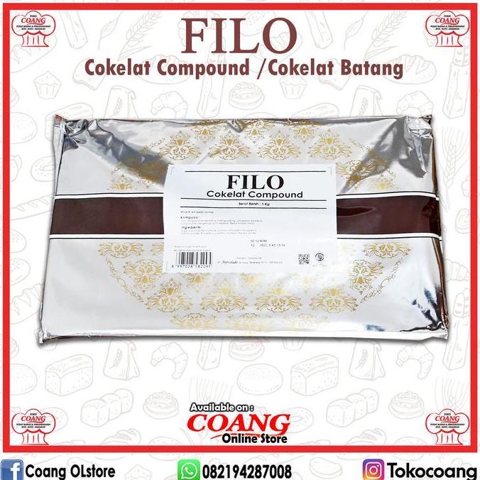 FILO COKLAT COMPOUND 1 KG - COKELAT BATANG