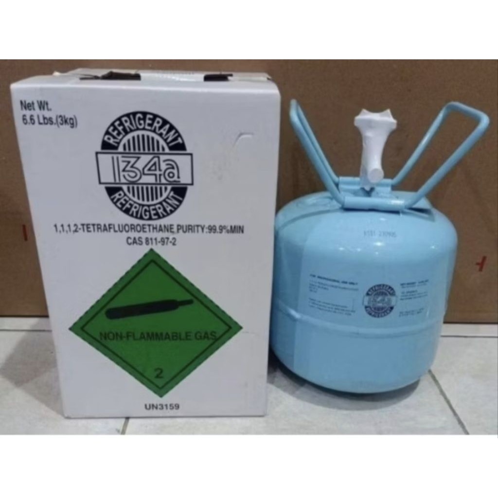 FREON R134 REFRIGANT / JINCOOL | PREON R134 A TABUNG ISI 3KG | FREON AC R 134 A TABUNG 3KG SEGEL Var