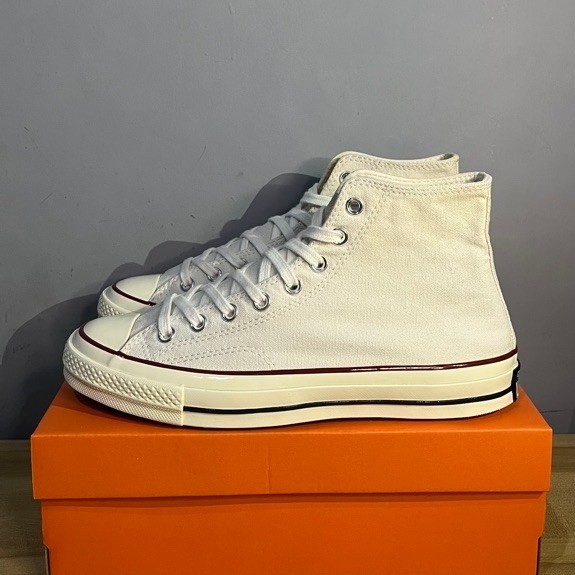 converse 70s hi broken white non egret