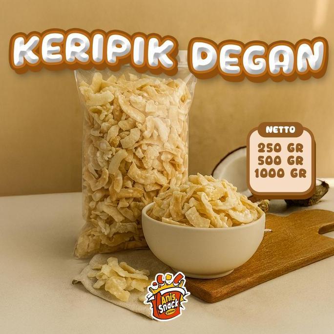 keripik degan original / keripik degan balut tepung / keripik degan crispy