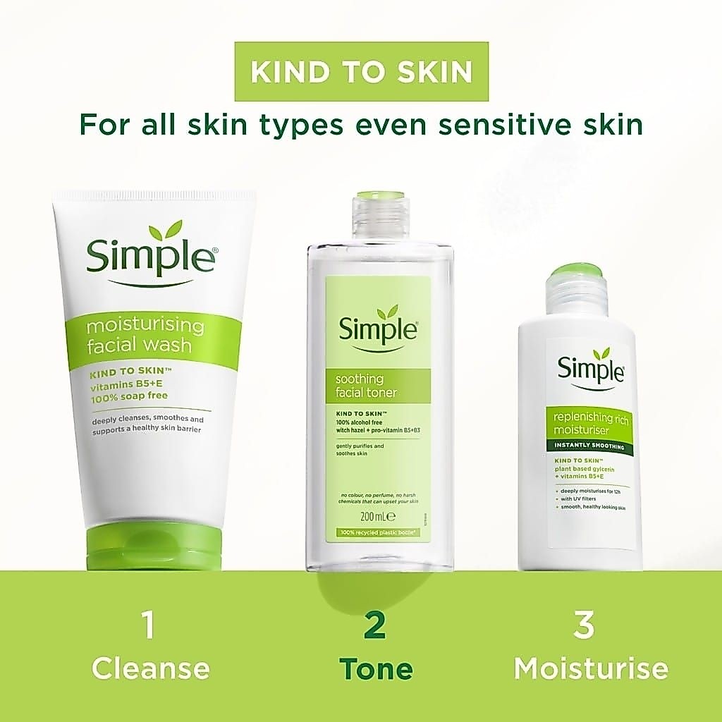 SIMPLE MOISTURIZER SIMPLE FACE WASH ORIGINAL