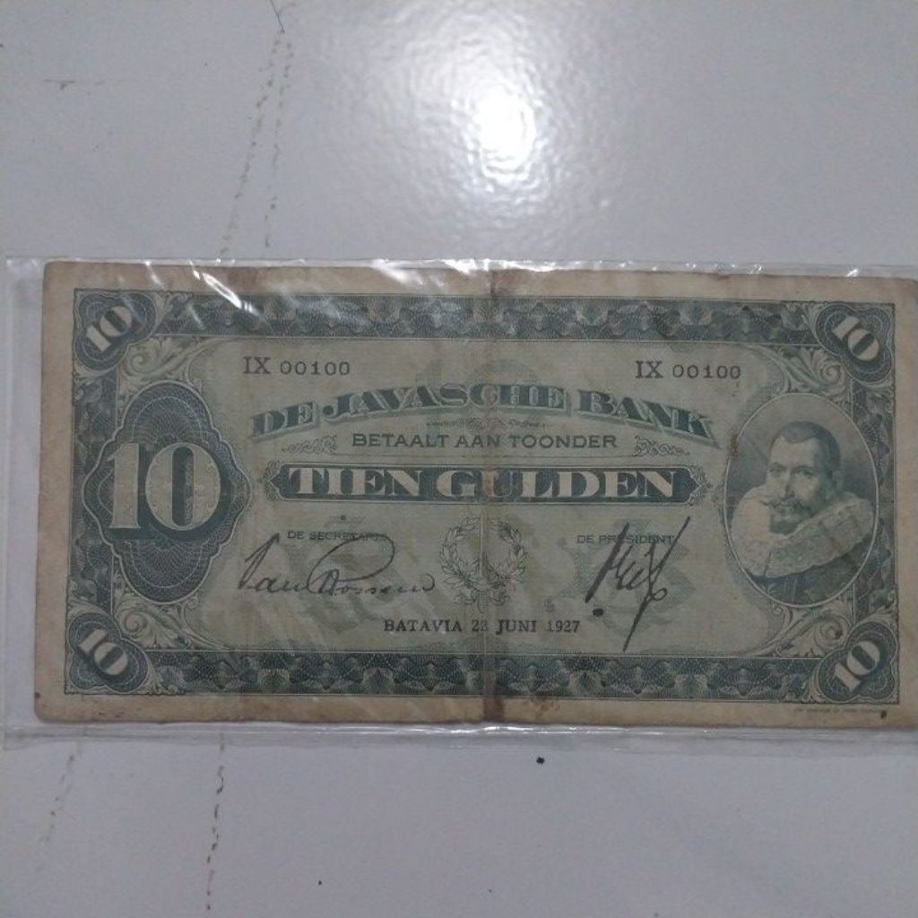 10 Gulden COEN 1927 VERY rare