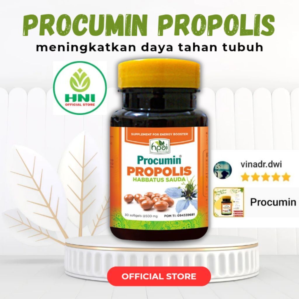 Procumin propolis herbal tbc paru paru hni hpai