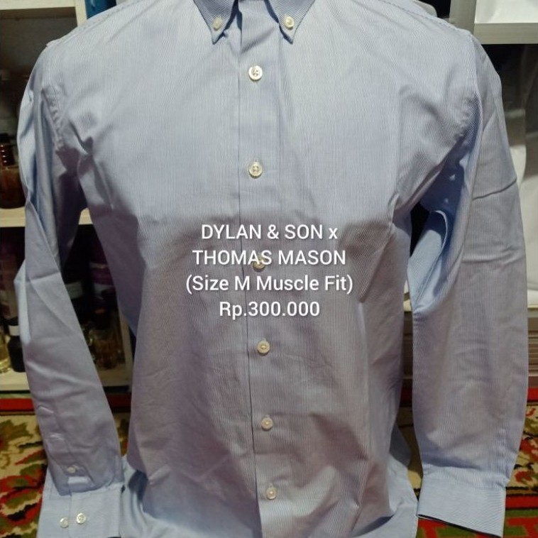 Kemeja Formal Luxury DYLAN & SON x THOMAS MASON OriginaL