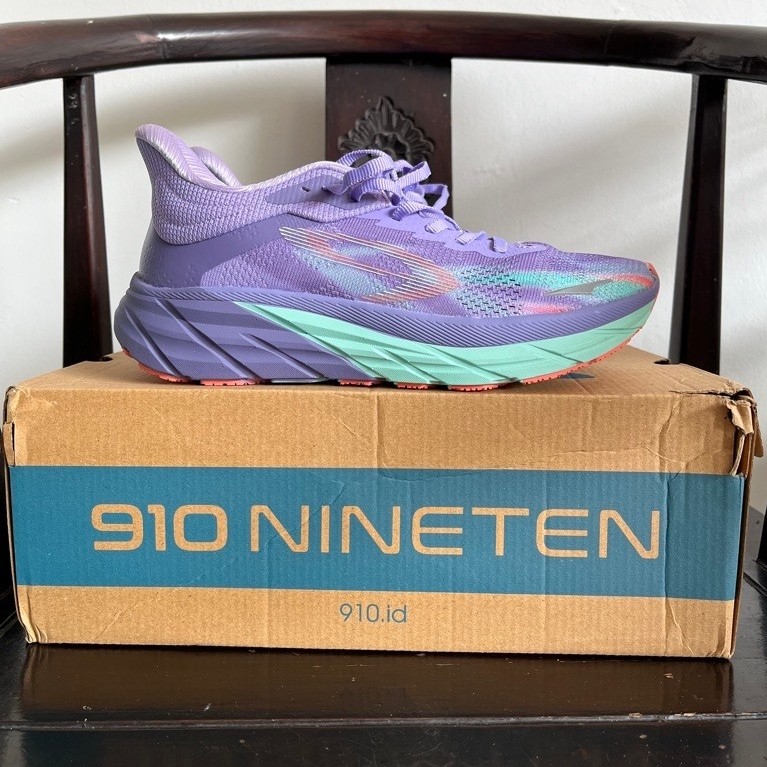 Sepatu Second Running 910 Nineten Fuuto Revenge Wo’s Ungu Muda/Ungu Tua/Hijau Tosca SIZE 39