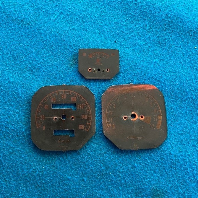 layar Spedometer Honda gl100 kotak / type cdi original