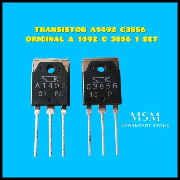 TERBARU TRANSISTOR A1492 C3856 ORIGINAL A 1492 C 3856 1 SET 