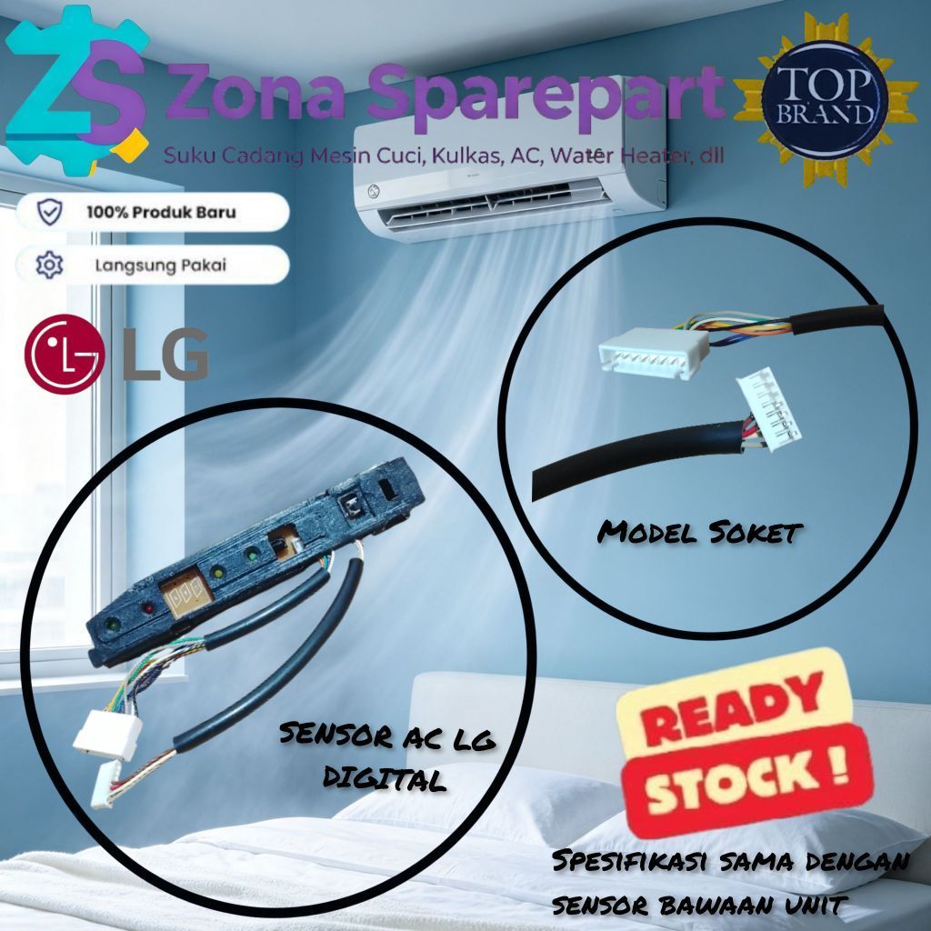 SENSOR AC LG | SENSOR AC LG DIGITAL | RECIVER AC LG 2 SOKET