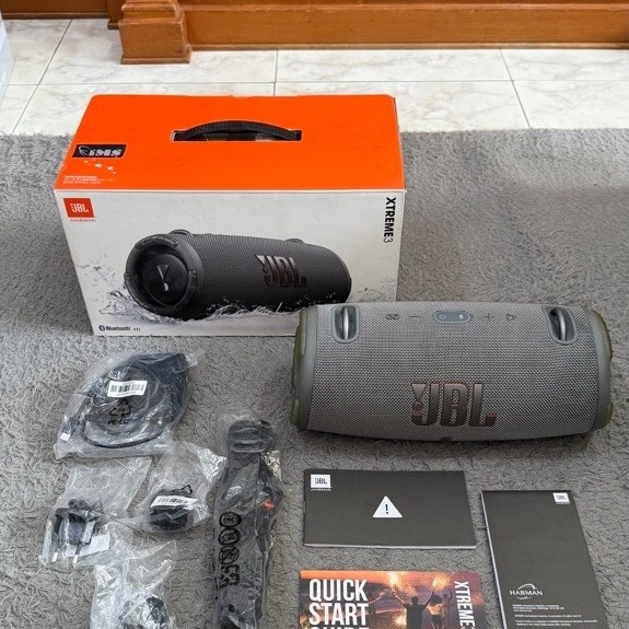 JBL Xtreme 3  Fullset Grey Original