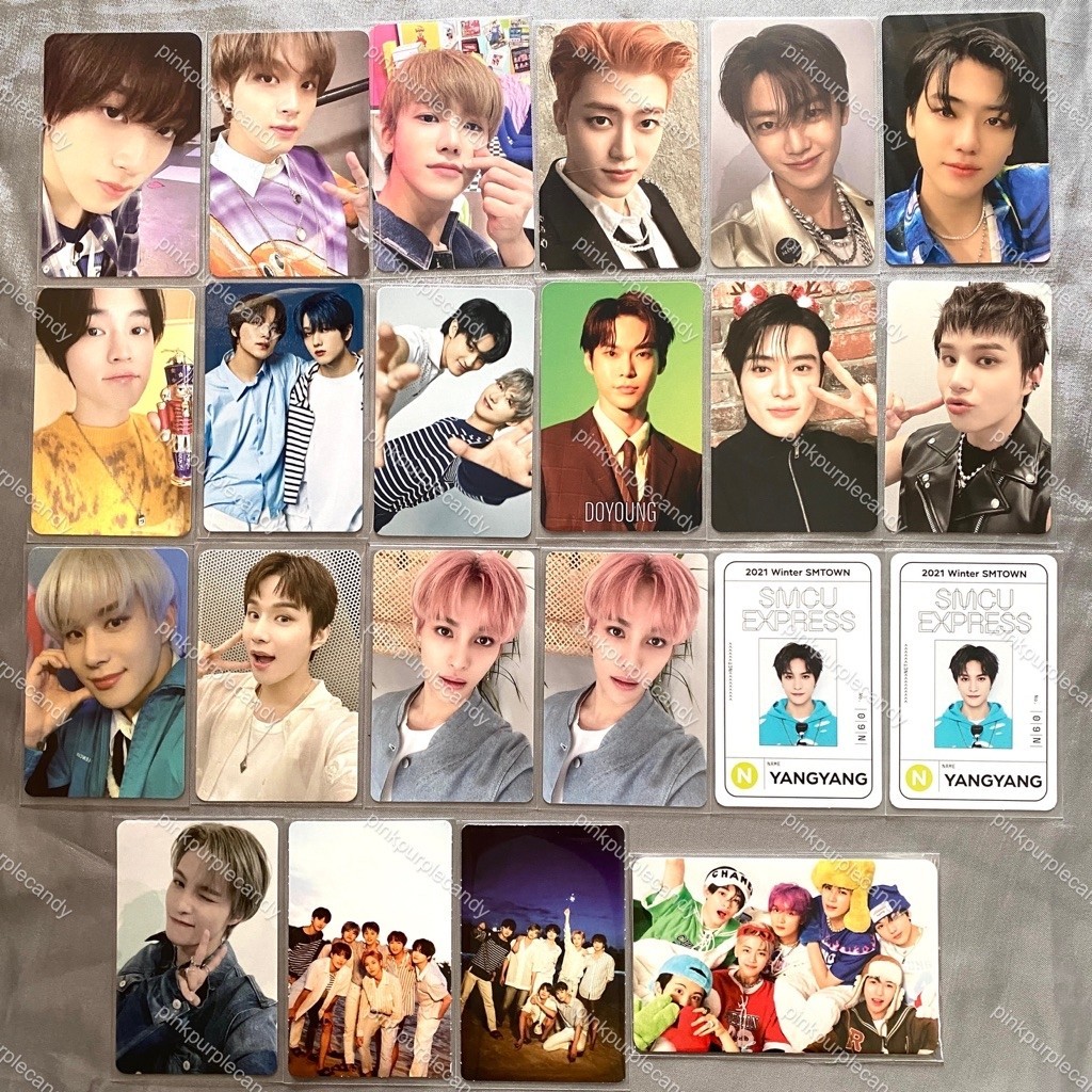 OFFICIAL PHOTOCARD PC NCT 127 DREAM WAYV HAECHAN JAEMIN JUNGWOO DOYOUNG CHENLE JAEHYUN YANGYANG GLIT