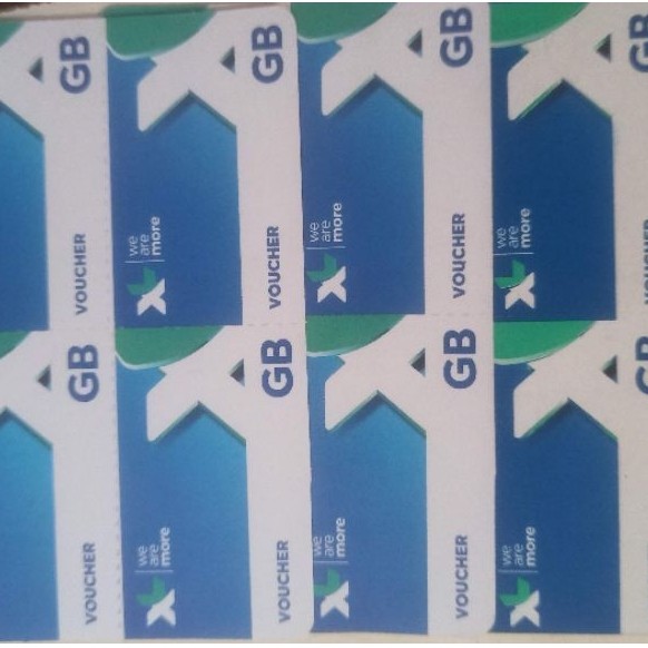 Voucher Data XL Kosongan 1 Lembar Isi 4