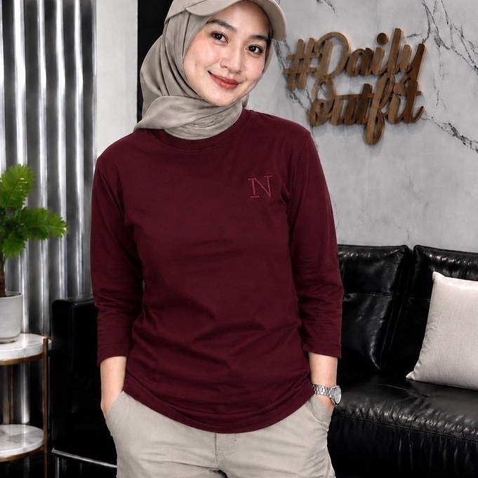 kaos oversize oval lengan PLS
