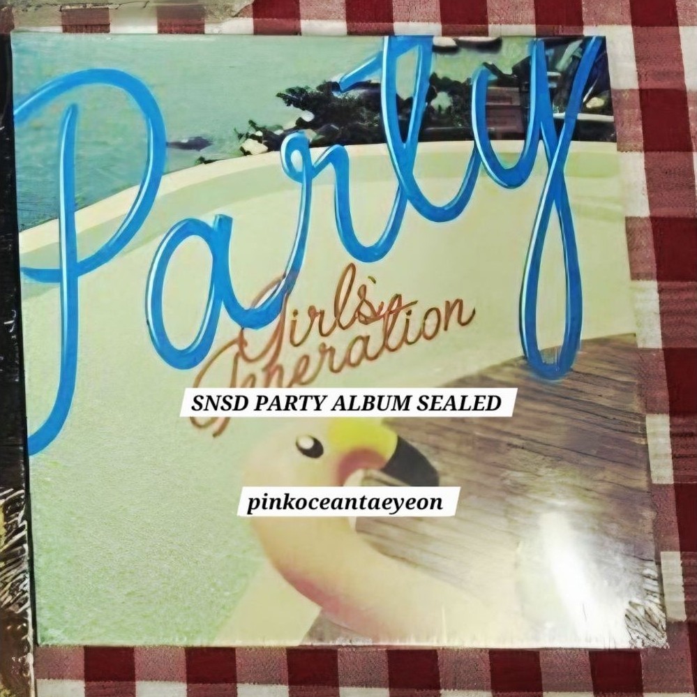(SEALED) ALBUM SNSD GIRLS GENERATION PARTY