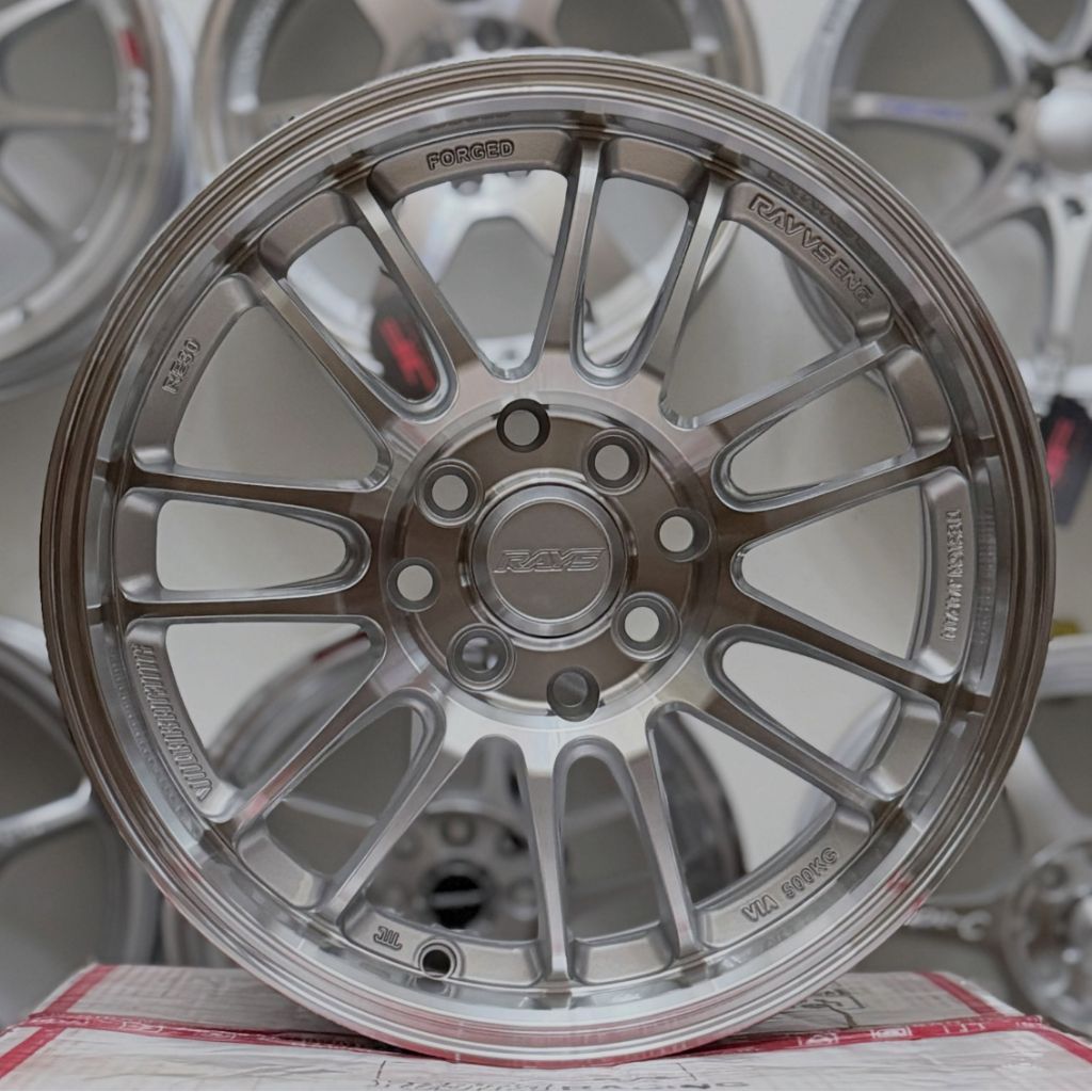 velg mobil r15 RE30 FLOW FORMING DENGAN lebar 6,5 velg racing ring 15 untuk Avanza Xenia Livina bing