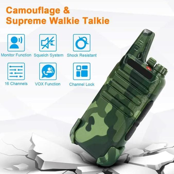 PROMO HT WALKIE TALKIE WLN 16 CHANNEL 5KM 1 PAKET LENGKAP JARAK JAUH 5KM SUARA JERNIH WALKY TALKY