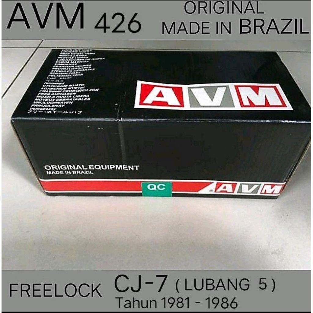 FREELOCK AVM BRAZIL ECER - 426 - CJ7 CJ-7 Tahun 1981 Sampai 1986