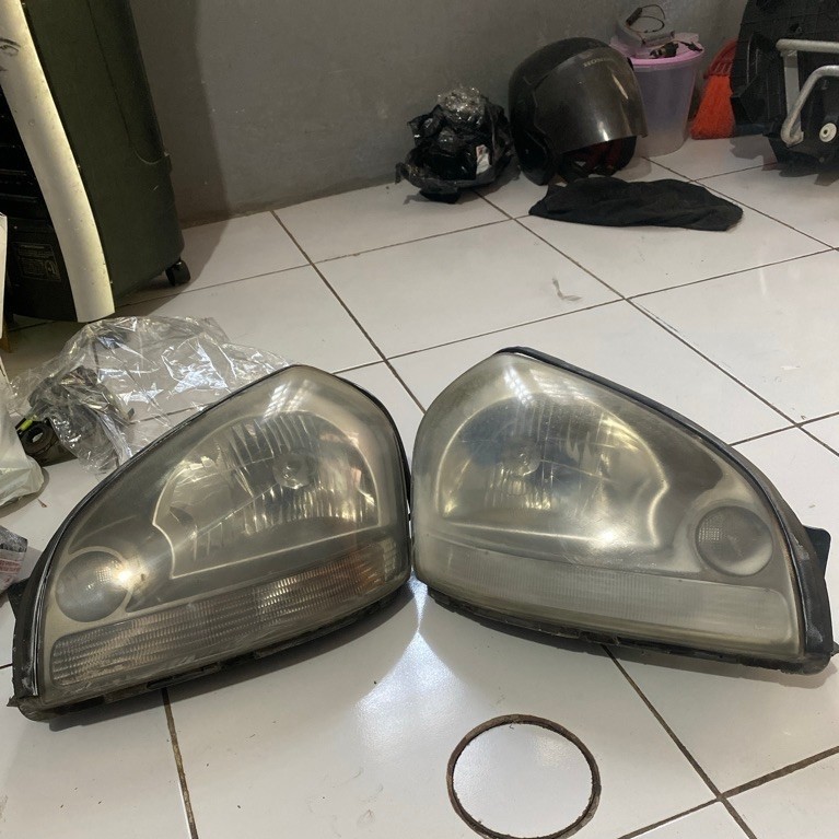 headlamp lampu depan tucson 2006 copotan mobil original