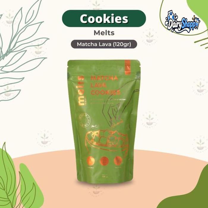 Matcha Lava Cookies Pouch 120 gram - Cookies Sehat - Cemilan Sehat