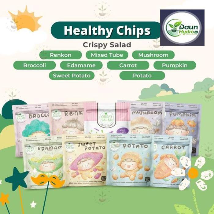 Crispy Salad - Keripik Sayur - Snack Cemilan Sehat Anak - Camilan Organik - Snack Bayi