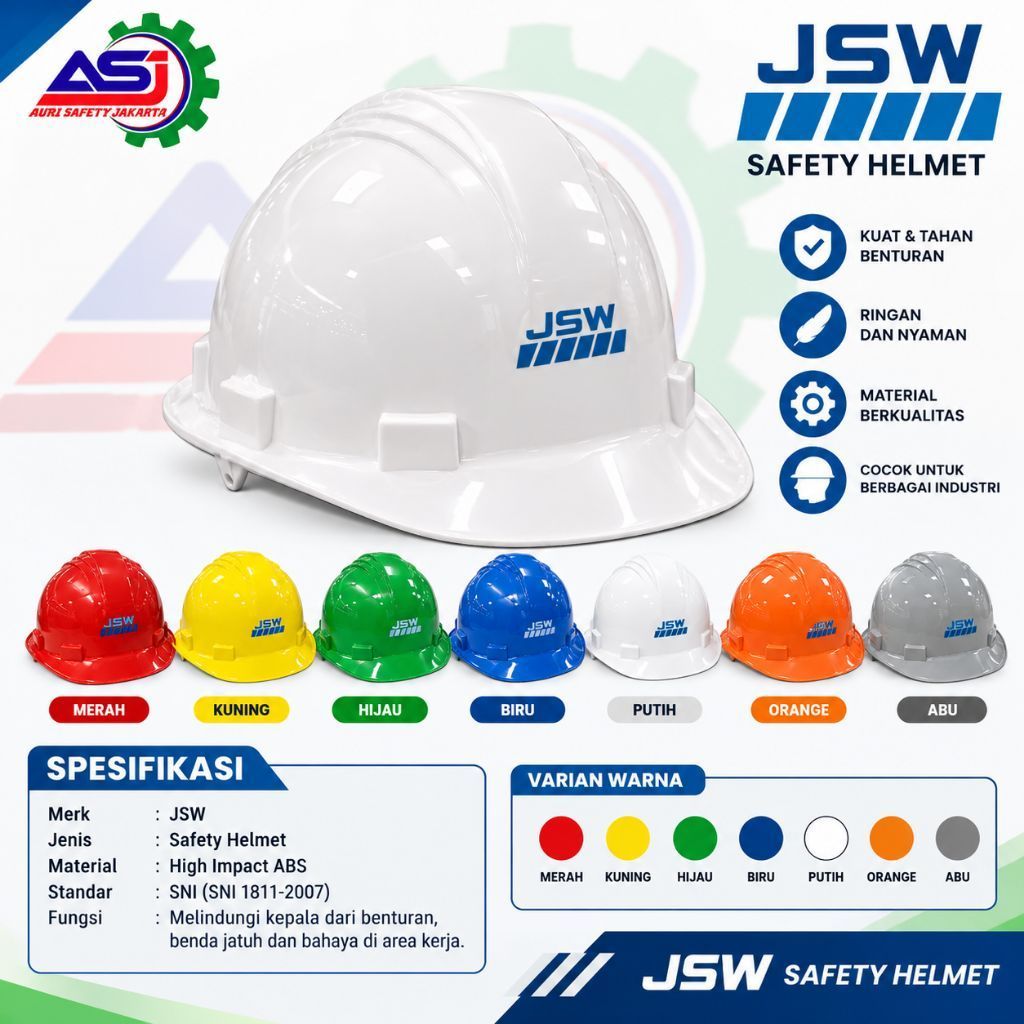 Helm Safety merk JSW