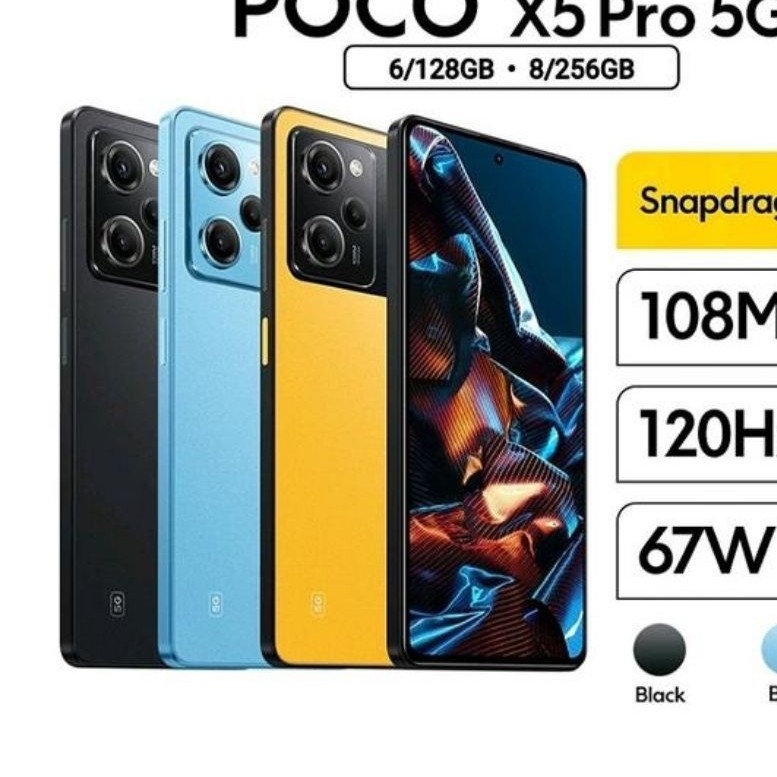 Poco X5 Pro 5G 6/128 GB Second Pemakaian 3 Tahun