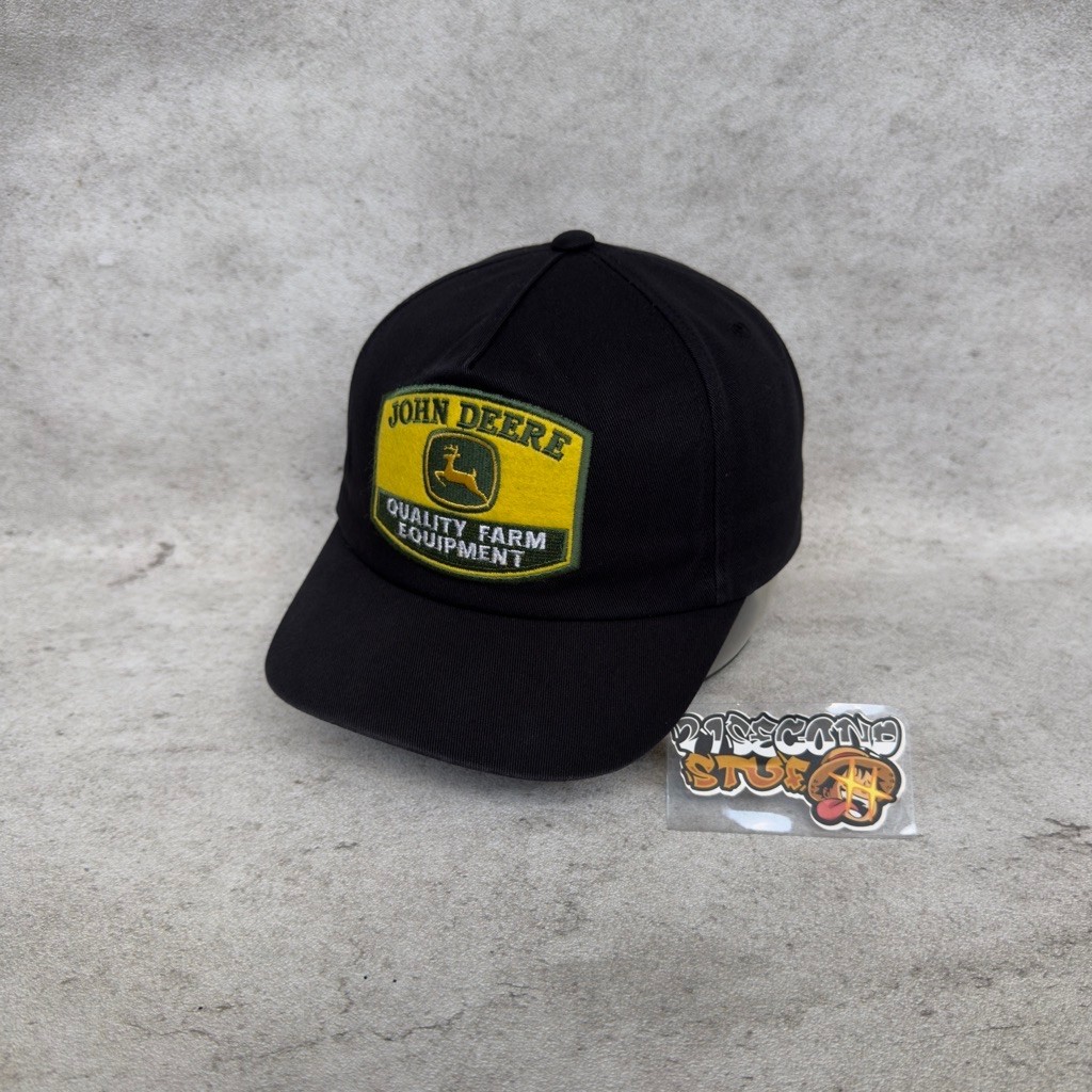 topi john deere hitam second