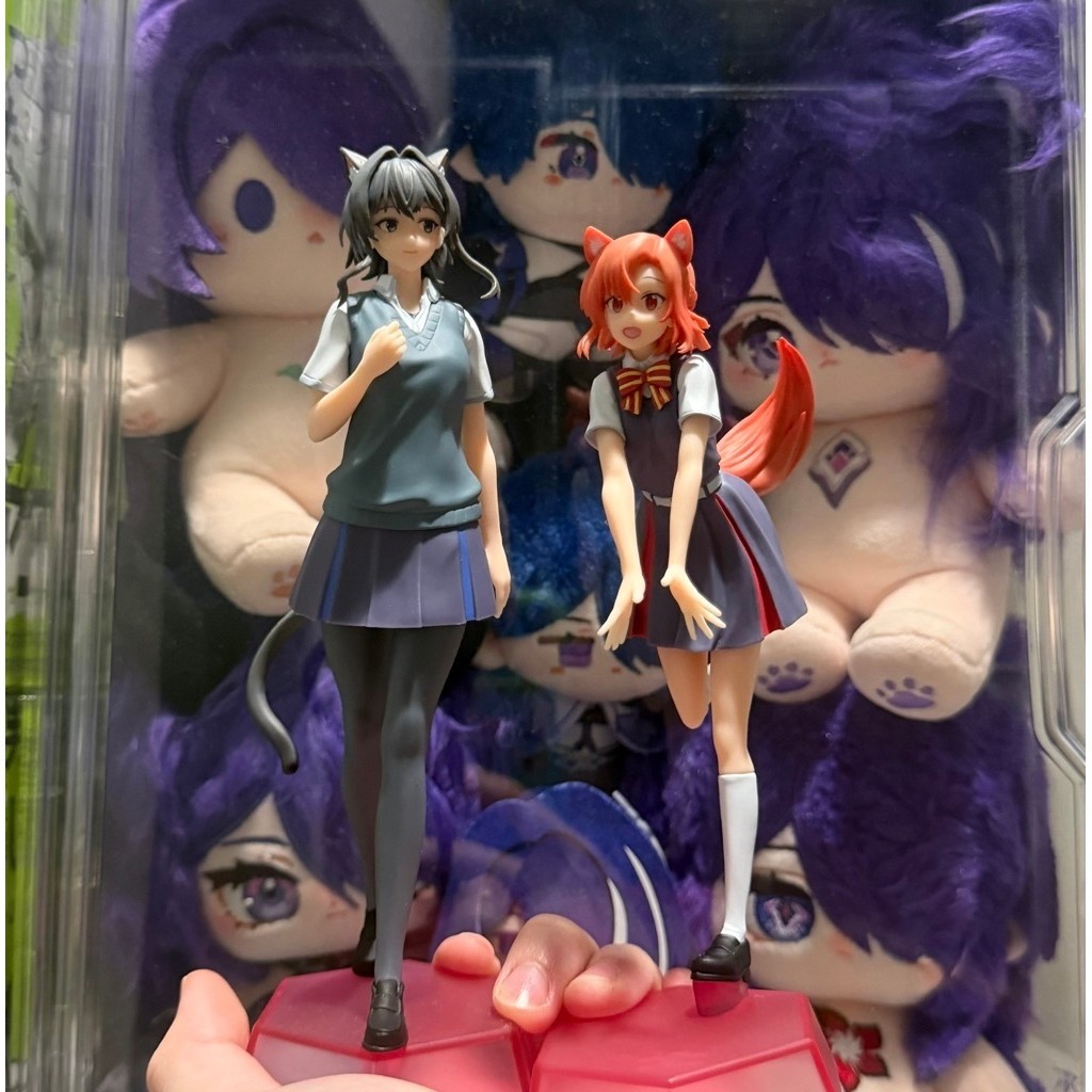 SET Official merch cat Yori Asanagi & Himari Kino SEGA Desktop x Decorate collection PVC price figur