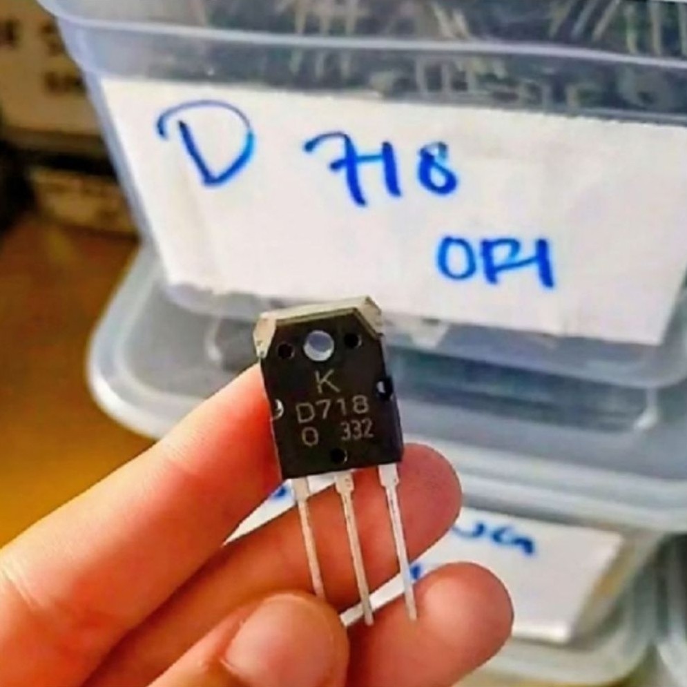 Transistor D 718 KEC Asli Original kualitas bagus