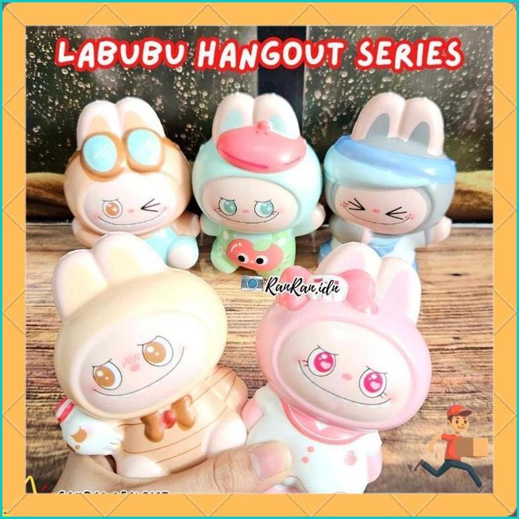 Squishy Labubu Costum Sanrio/ Labubu Dan Sanrio Squishy/Squishy Murah/Squishy Lucu Sanrio 6.6