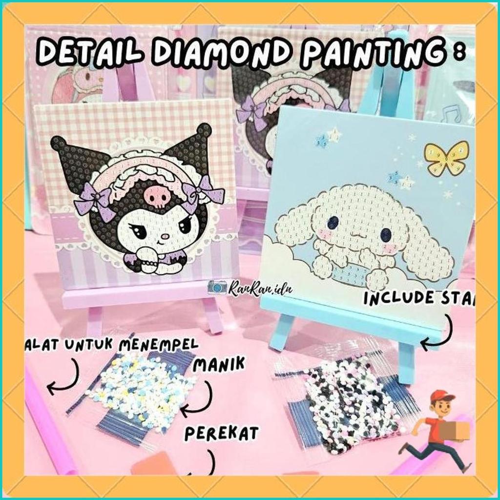 Diamond Painting Sanrio/ Diamond Painting Karakter/Diamond Painting Lengkap Siap Kirim