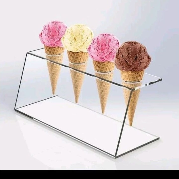 RAK DISPLAY ice cream cone stand stend holder Es krim