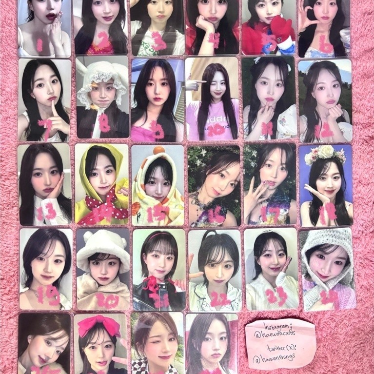 [READY] PHOTOCARD HAEWON NMIXX MIDSUMMER AMND STICK OUT OFFICIAL